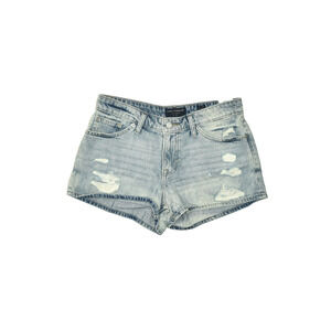 NEW Lucky Brand Women's The Cut Off Distressed Denim Shorts Size 4/27 Zip Cotton